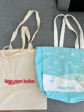 (2for$10) Three Branded Tote Bags